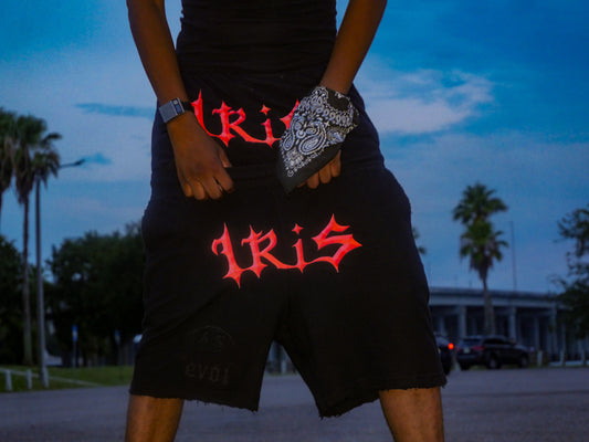 Iris Spellout Shorts