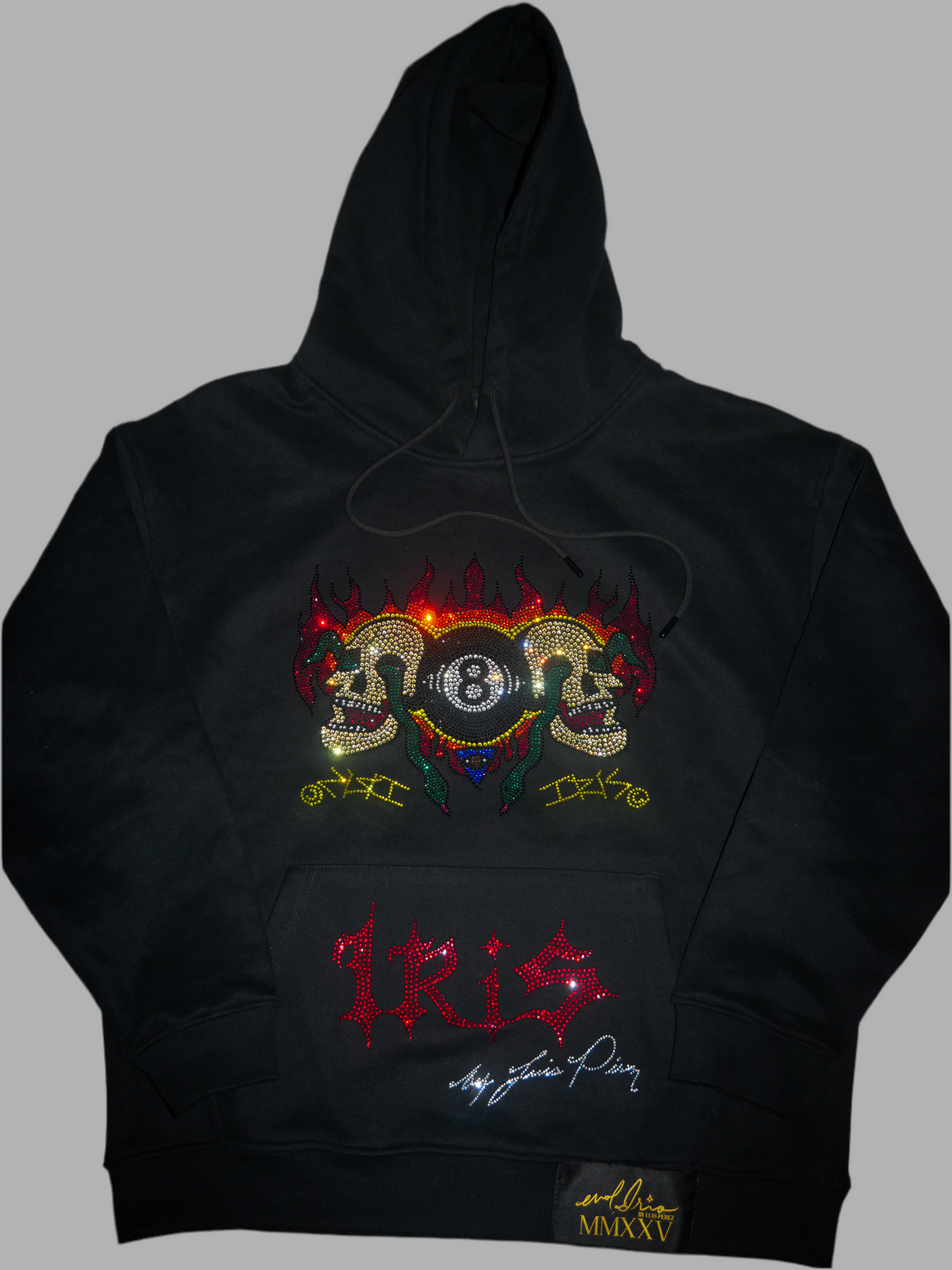 evol, Iris “8 Ball” Rhinestone Hoodie